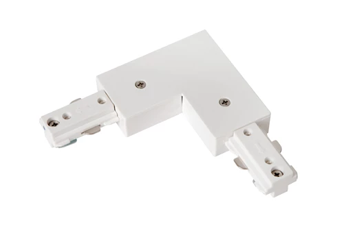 Lucide TRACK Conector en L - Sistema de carril monofásico / Iluminación con rieles - Izquierda - Blanco(Extensión) - detalle 2
